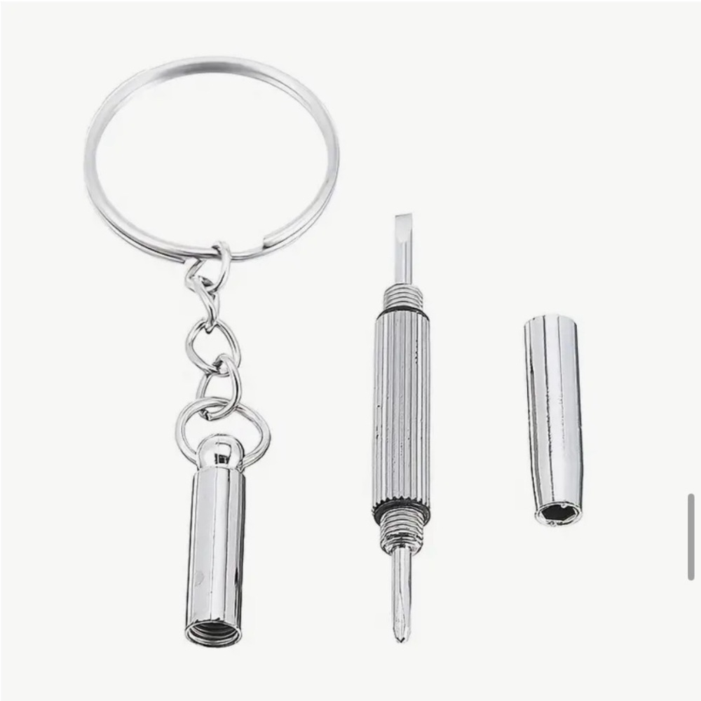 ⭐️10-4-$10- Silver Keychain Screwdriver Set